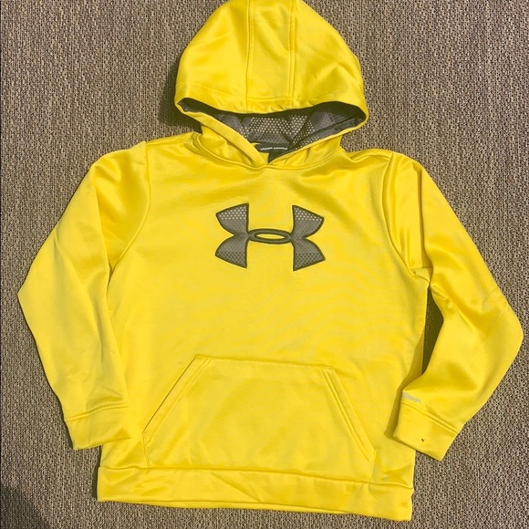 under armour yellow hoodie